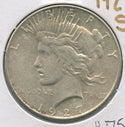 1927-S Peace Silver Dollar $1 San Francisco Mint - SS872