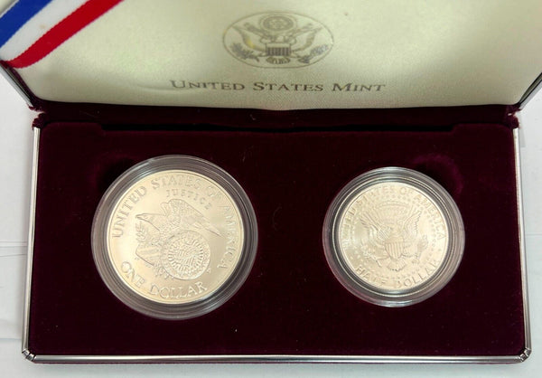 1998 US Mint Commemorative Kennedy Collectors Silver Set RFK JFK - SR57