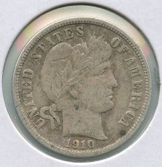 1910-D Silver Barber Dime 10c Denver mint - SS147