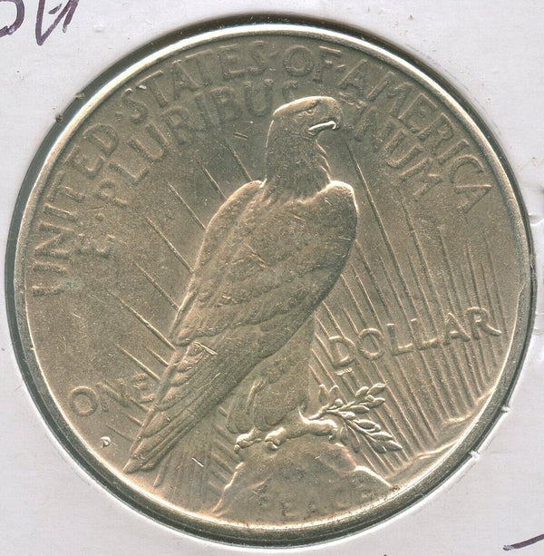 1934-D Peace Silver Dollar $1 Denver Mint - SS875