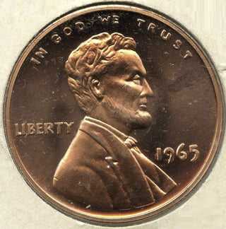 1965 Lincoln Cent Penny Memorial Sudbury Canada Art Medal Round - J82