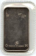 1986 Happy Easter 999 Silver 1 oz Art Bar Ingot Medal - Canada National - K113