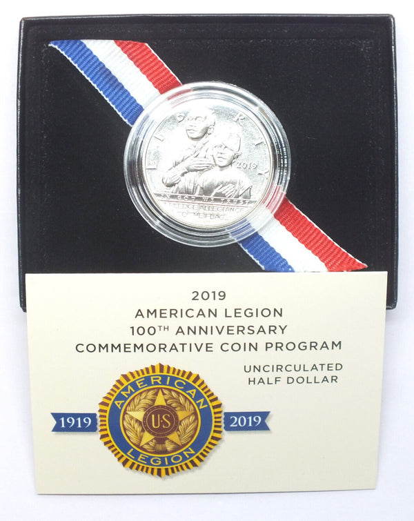 2019 American Legion 100th Anniversary Unc Half Dollar 19CP Coin US Mint - J177