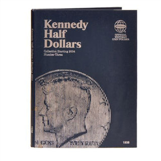 Kennedy Half Dollar Set 2004 to Now Coin Folder - Whitman Album 1938 Collection