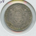 1877 Uruguay Silver .900 20 Centesimos Coin - SR397