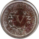 1891 Liberty V Nickel - Five Cents - MC108