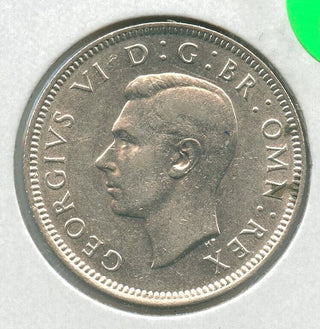 1943 Great Britain One Shilling Silver Coin - King George VI - SS63