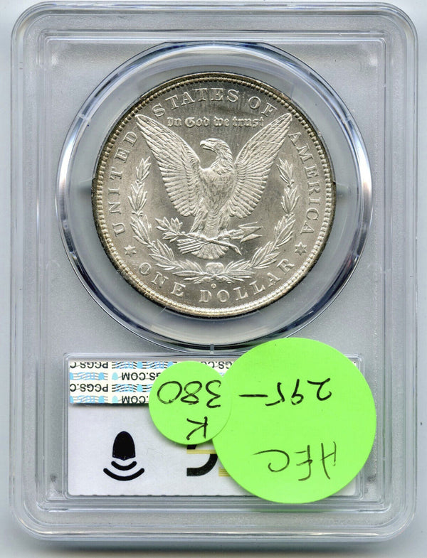 1880-O Morgan Silver Dollar PCGS MS62 Certified - New Orleans Mint - K380