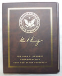 John F Kennedy 1967 - 1994 Coin & Stamp Portfolio JFK United States America K14