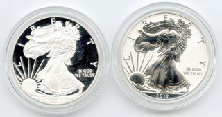 2012 American Eagle San Fancisco Two-Coin Silver Set US Mint Bullion - DM959