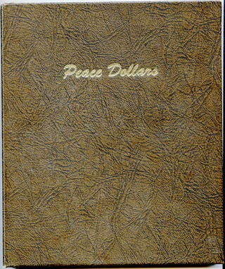 Peace Silver Dollar Set Dansco Coin Album 2-page 7175 Folder - DN032