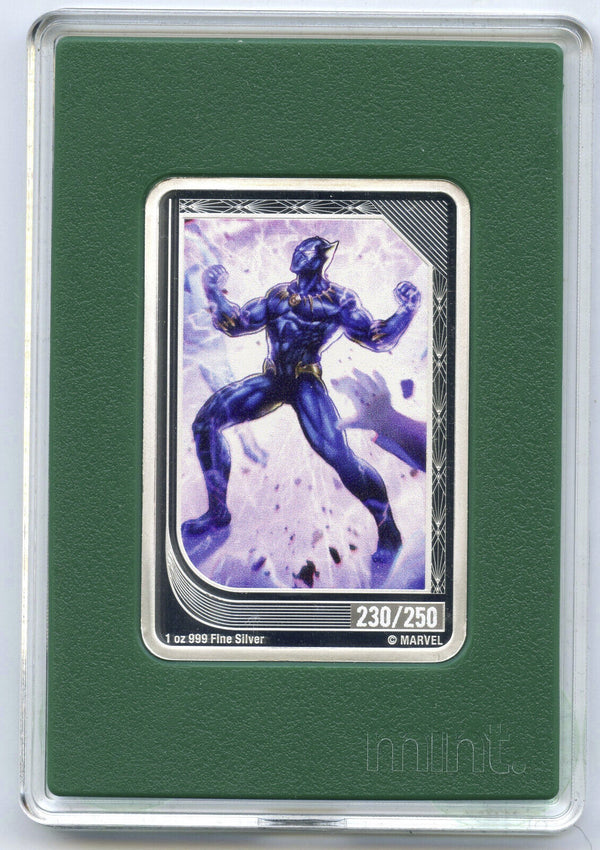 Black Panther 2003 Marvel Mint Trading Card 999 Silver 1 oz $2 Niue Coin - J806