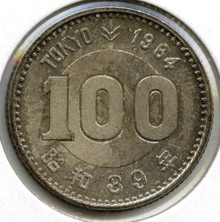 1964 Tokyo Japan Silver Coin 100 Yen - Olympics - H271