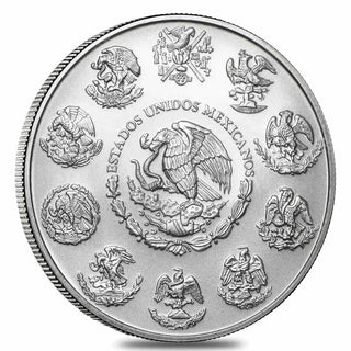 2022 Mexico Libertad 1 Oz 999 Silver Coin Onza BU Uncirculated Plata Pura