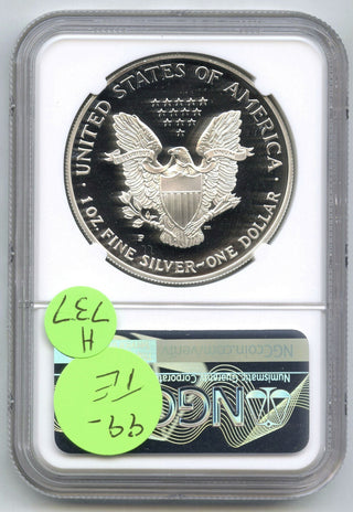 1999-P American Eagle 1 oz Proof Silver Dollar NGC PF69 Ultra Cameo - H737