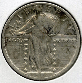 1924 Standing Liberty Silver Quarter - Philadelphia Mint - H368