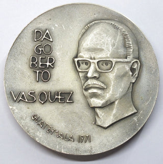 1971 Dagoberto Vasquez Painter Sterling Silver Art Medal - Franklin Mint - J637