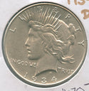 1934-D Peace Silver Dollar $1 Denver Mint - SS875