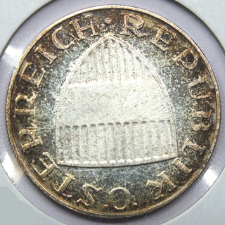 1964 Austria Coin 10 Schillings - Toning Toned - H609