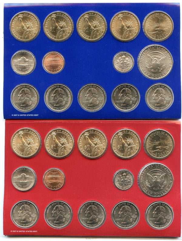 2008 P & D US Uncirculated Mint Set 28 Coin United States Philadelphia & Denver