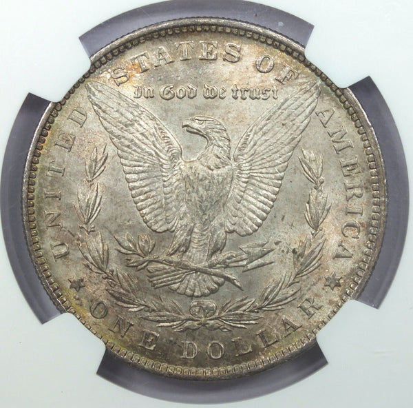 1896 Morgan Silver Dollar NGC MS62 Certified Toning Toned - Philadelphia - K343