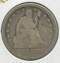 1856-P Silver Seated Liberty Quarter 25C Philadelphia Mint - SS669