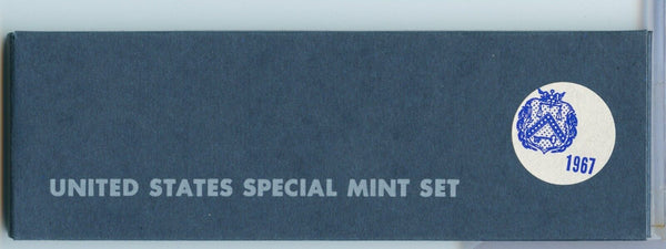 1967 Special Mint Set SMS US Mint 5 Coin Set 40% Silver Kennedy Half Dollar-SR60