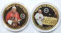 2014 Pope John Paul II Cook Islands 24k Gold-plated Coin Collection Set - J740