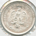 1943 Unc Mexico Silver Un Peso Coin Estados Unidos Mexicanos  -SS180