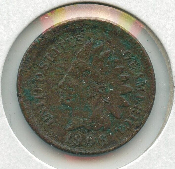 1906 Indian Head Penny 1c Off Center Error Coin - SR722