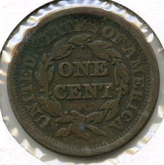 1851 Braided Hair Large Cent Penny - C42