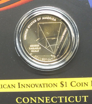 2020 American Innovation $1 Dollar Reverse Proof Coin Connecticut US Mint - J949