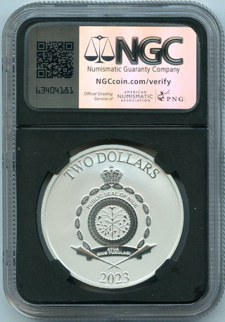 2023 Star Wars Grogu Baby Yoda 1 Oz Silver NGC MS70 $2 Coin Niue -  JP736