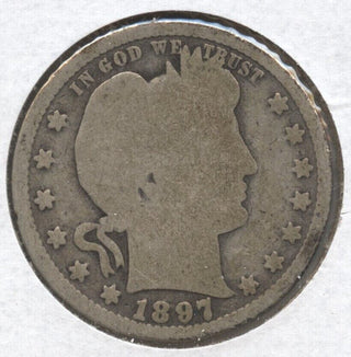 1897-S Barber Quarter Silver - San Francisco Mint - BD277
