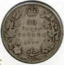 1919 Canada Silver Coin 50 Cents - King George V - K205