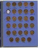 Lincoln Cents 1941 Penny Coin Set & Album Folder 9030 Whitman Pennies DN223