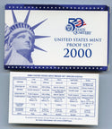2000 United States Proof Set 9 Coins U.S. Mint San Francisco State Quarters