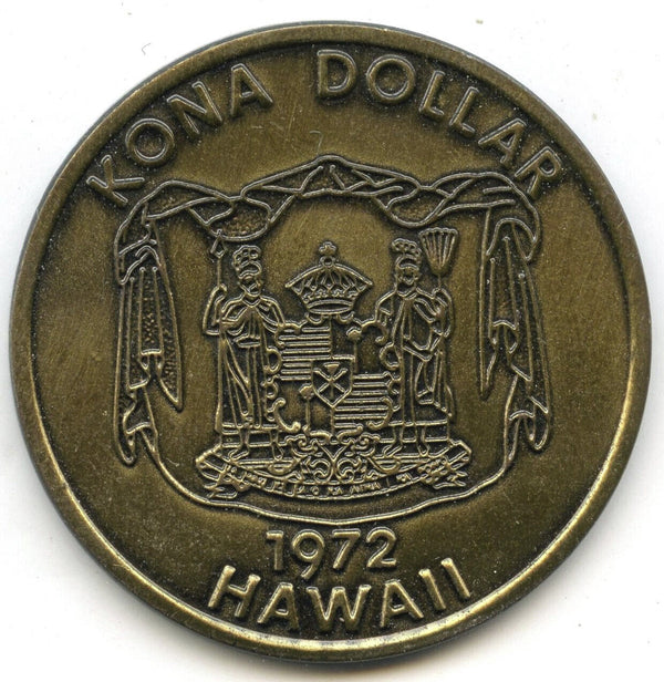 1972 Kona Dollar Aloha Chamber of Commerce Hawaii - J798