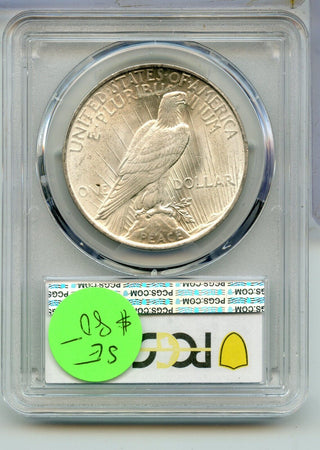 1922-P Peace Silver Dollar PCGS MS63 Philadelphia Mint - KR917