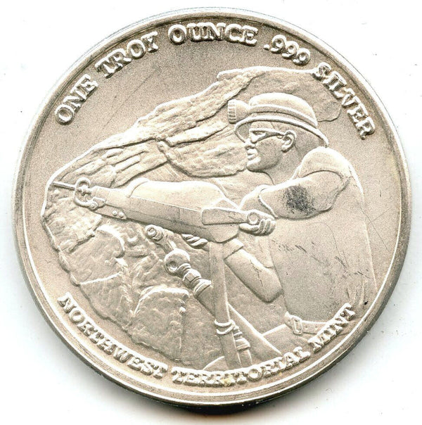 Northwest Territorial Mint 999 Silver 1 oz Pan American Art Medal Round - CA555