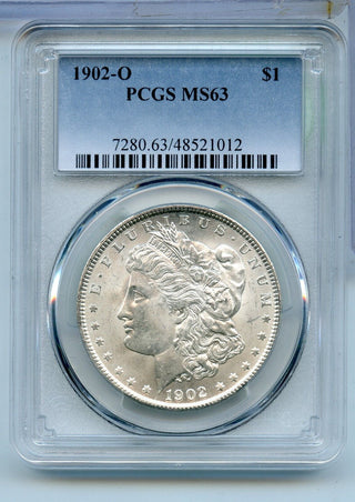 1902-O Morgan Silver Dollar PCGS MS63 New Orleans Mint - KR996