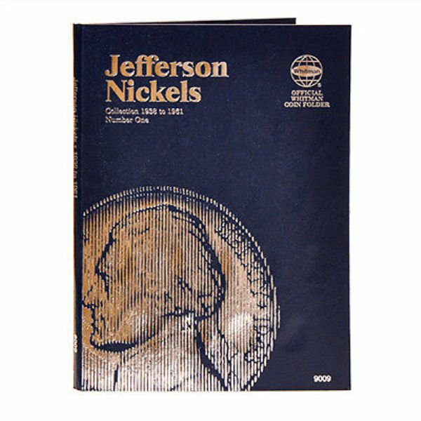 Jefferson Nickels 1938 to 1961 Set - Whitman Album 9009 Coin Folder