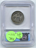 1833 Capped Bust Quarter ICG VF 35 Details Scratched Cleaned - K194