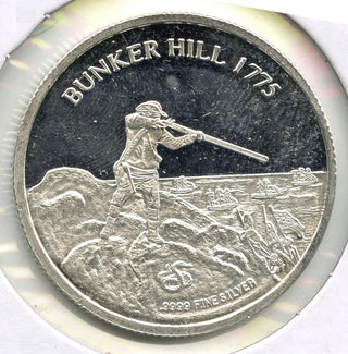 2015 American Sniper Bunker Hill 9999 Silver 1/2 oz Medal Round Guns - H274