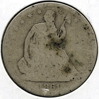 1861-O Seated Liberty Silver Half Dollar - New Orleans Mint - C361