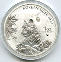 2022 Korea Tiger 999 Silver 1 oz Medal Round Seoraksan - K346