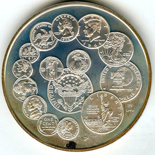 1993 United States Mint Bicentennial Silver Art Medal Round - Philadelphia A81