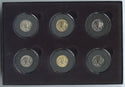 2005 Keelboat Nickels P + D Coin Set Gold-Layered Platinum-Layered - J276