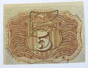 Five Cents Fractional Currency - United States Note - J963