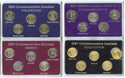 2001 State Quarters 20-Coin Set - Gold Platinum Denver Philadelphia - H457